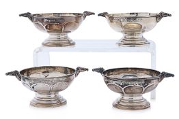 FOUR SINGAPORE TURF CLUB SILVER TROPHY CUPS