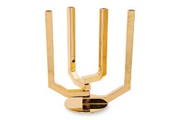 A CHRISTOFLE GOLD PLATED 'ARBORESCENCE' CANDELABRA