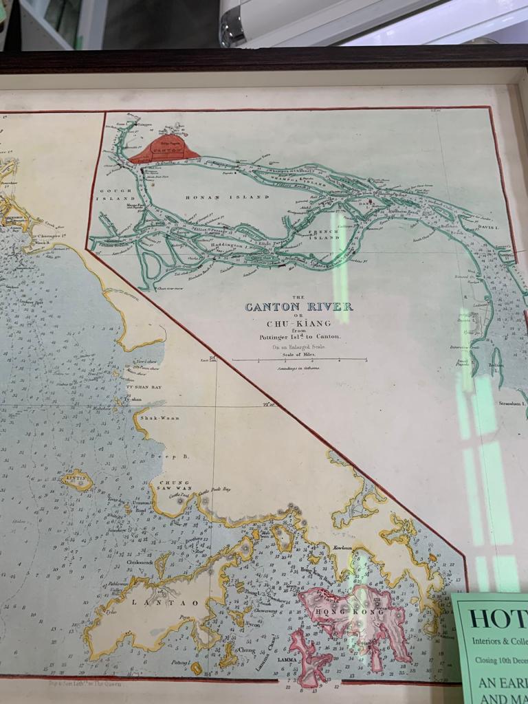 AN EARLY MAP OF HONG-KONG AND MACAO, PLUS RELATED PHOTOGRAPH - Image 13 of 21