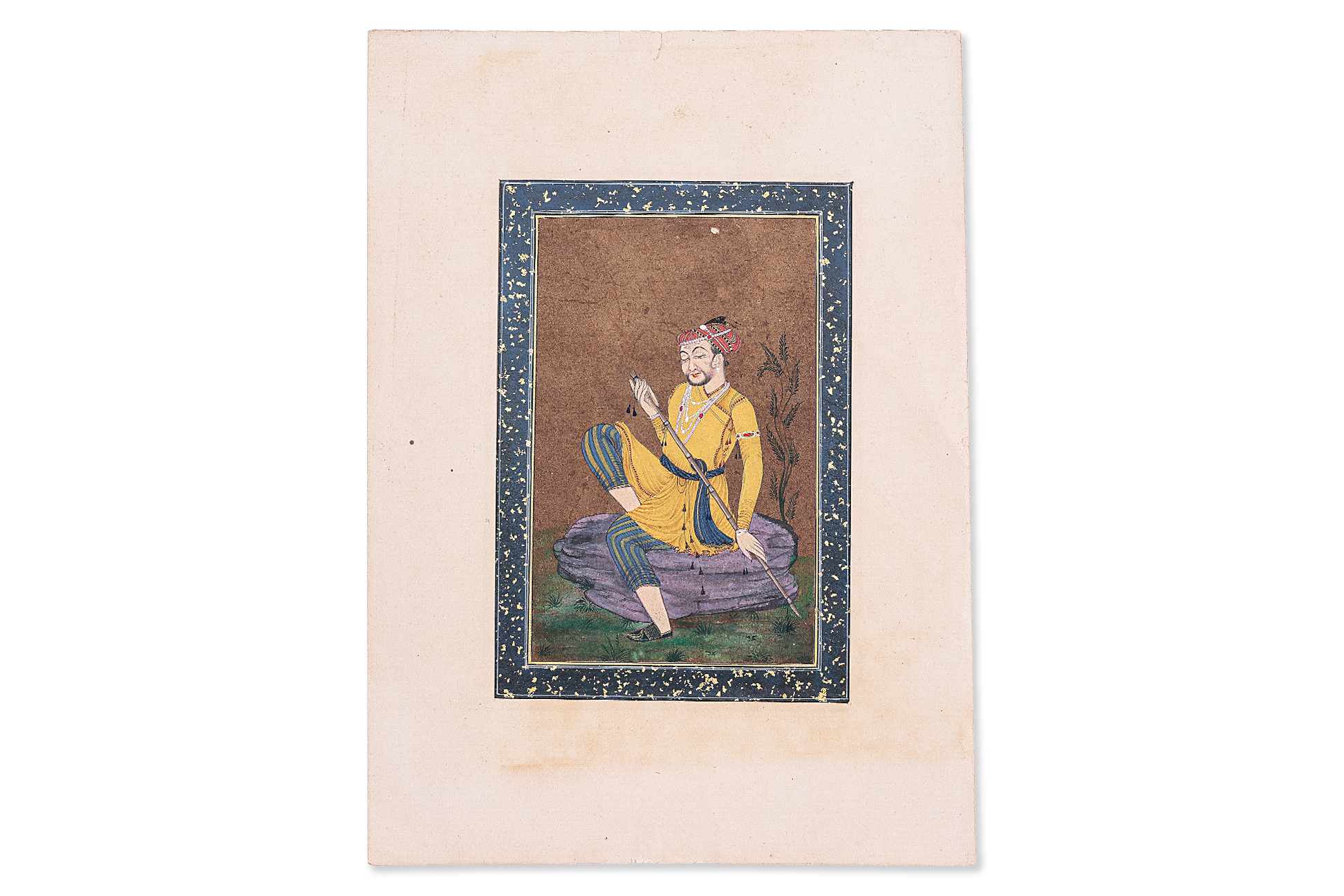 A MUGHAL MINIATURE PAINTING - Image 2 of 2