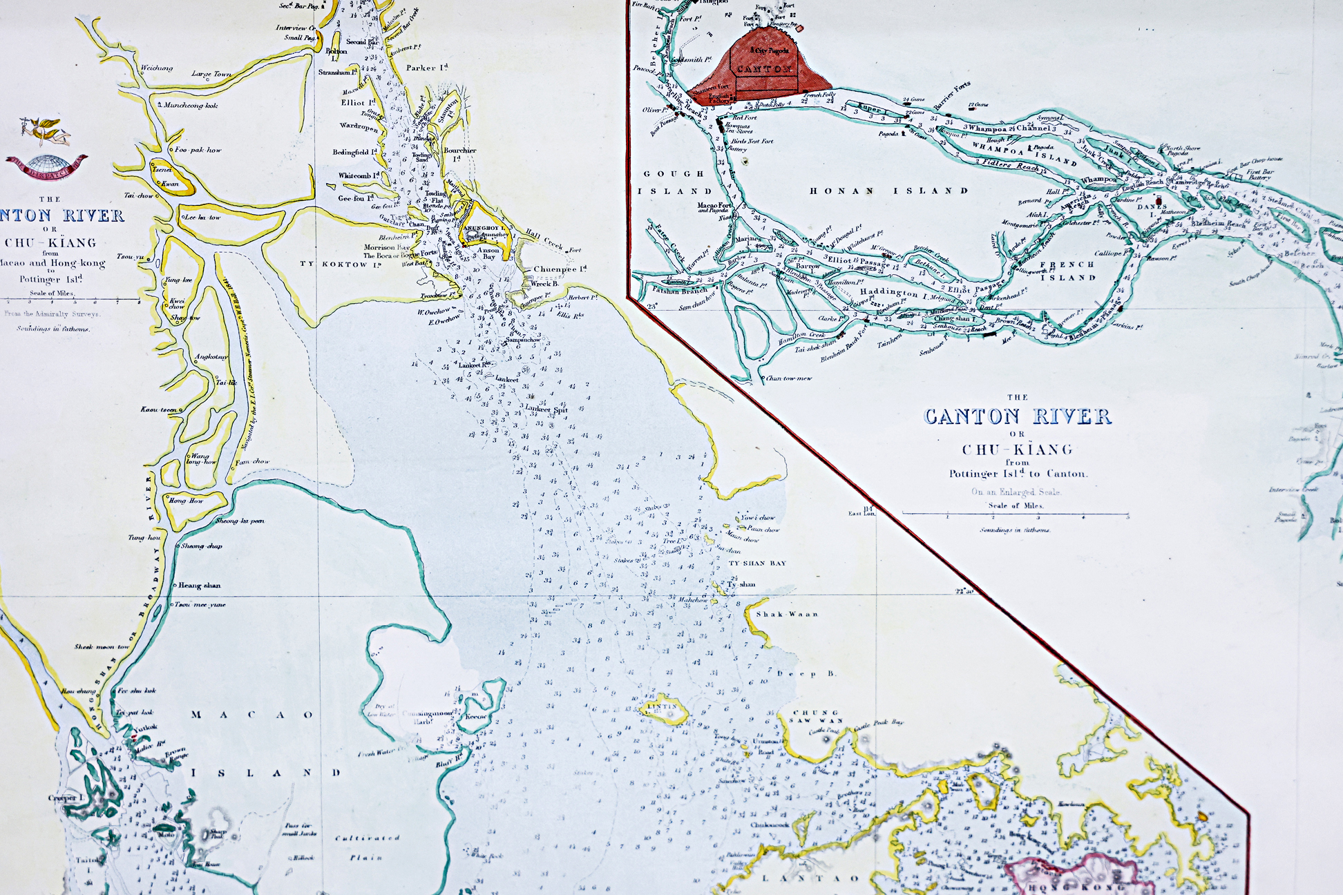 AN EARLY MAP OF HONG-KONG AND MACAO, PLUS RELATED PHOTOGRAPH - Image 4 of 21