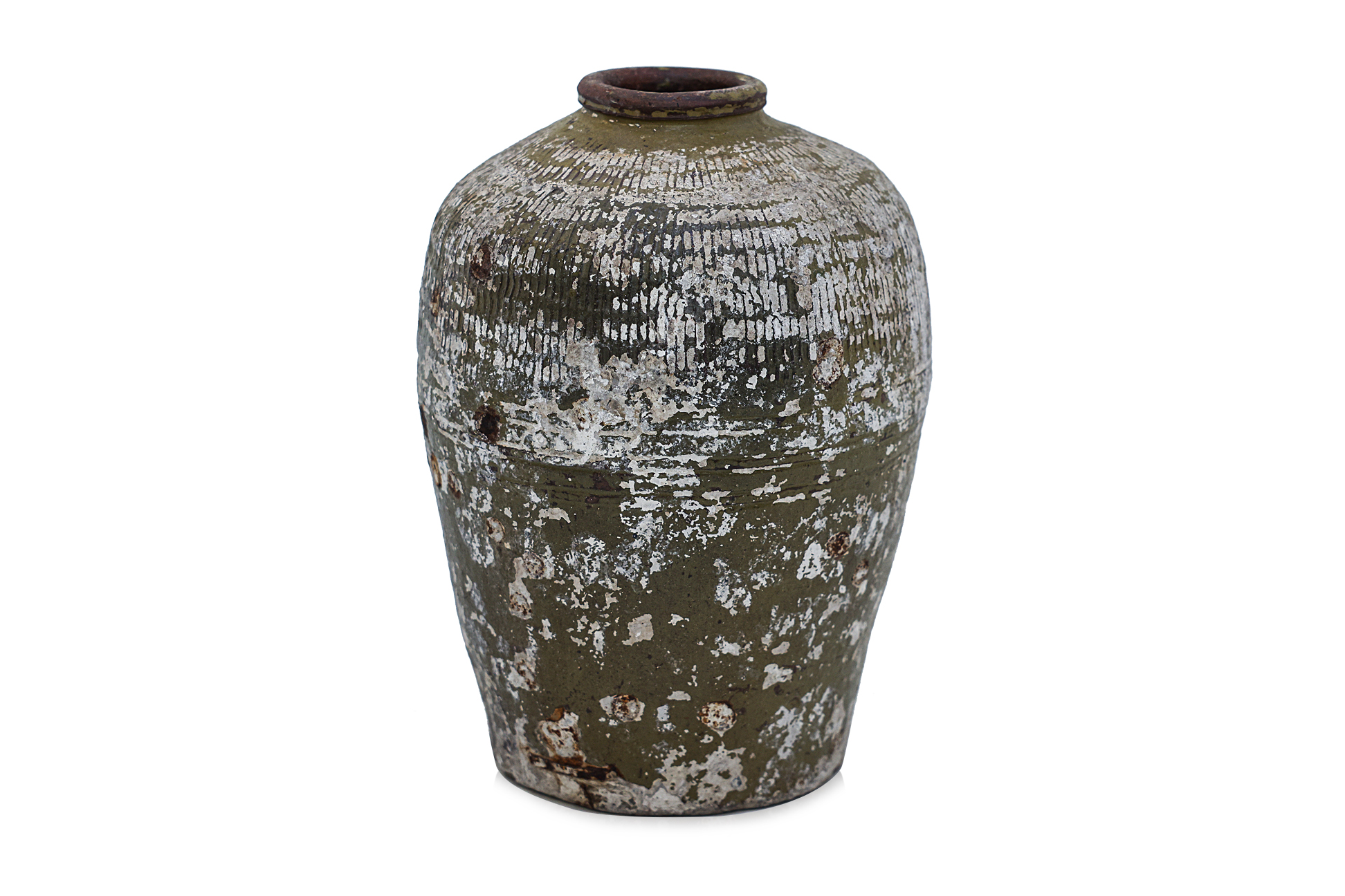 A CHINESE POTTERY PICKLING JAR