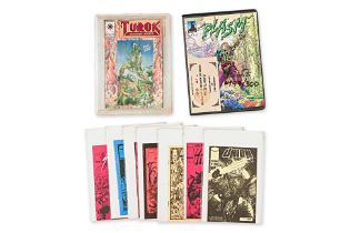 A GROUP OF COMICS INCLUDING ASHCAN EDITIONS AND SIGNED
