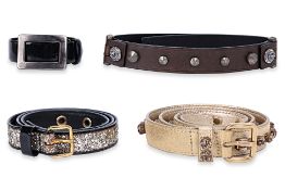 AN ASSORTMENT OF MIU MIU AND OTHER DESIGNER BELTS