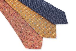 AN ASSORTMENT OF THREE DESIGNER NECK TIES