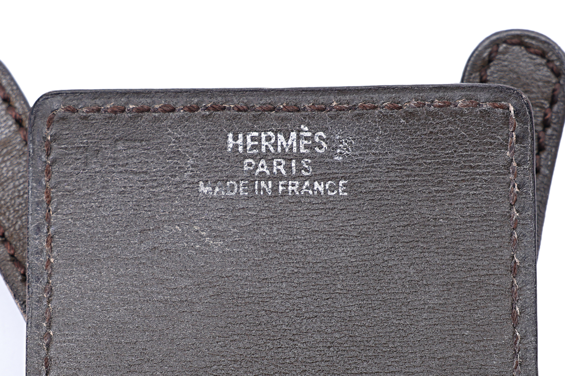A GROUP OF THREE HERMES LEATHER BRACELETS - Image 4 of 5