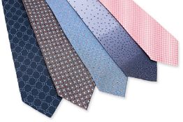 AN ASSORTMENT OF LOUIS VUITTON AND OTHER DESIGNER NECKTIES