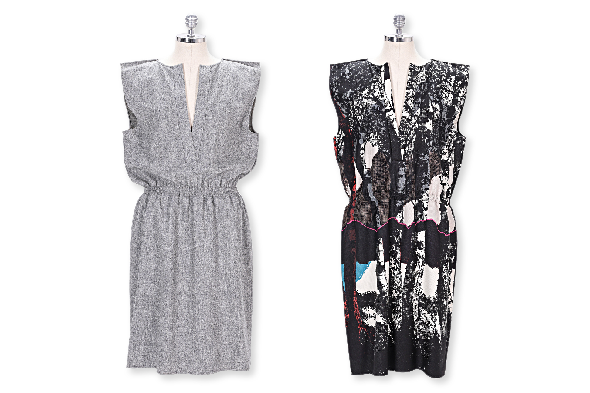 TWO BALENGIAGA MIDI DRESSES