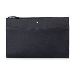 A MONTBLANC LEATHER CLUTCH