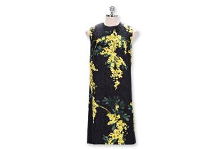 A DOLCE & GABBANA MIMOSA PRINT SHIFT DRESS