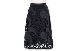 A SEE BY CHLOÉ BLACK LACE SKIRT