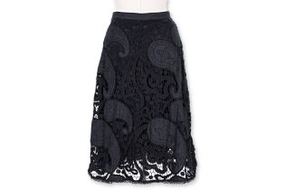 A SEE BY CHLOÉ BLACK LACE SKIRT