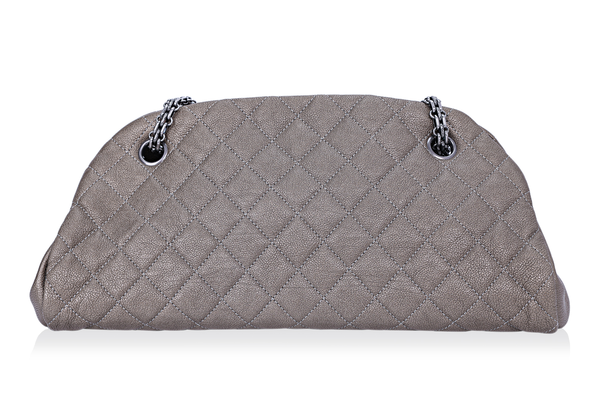 A CHANEL JUST MADEMOISELLE QUILTED CAVIAR LEATHER BAG - Image 3 of 4