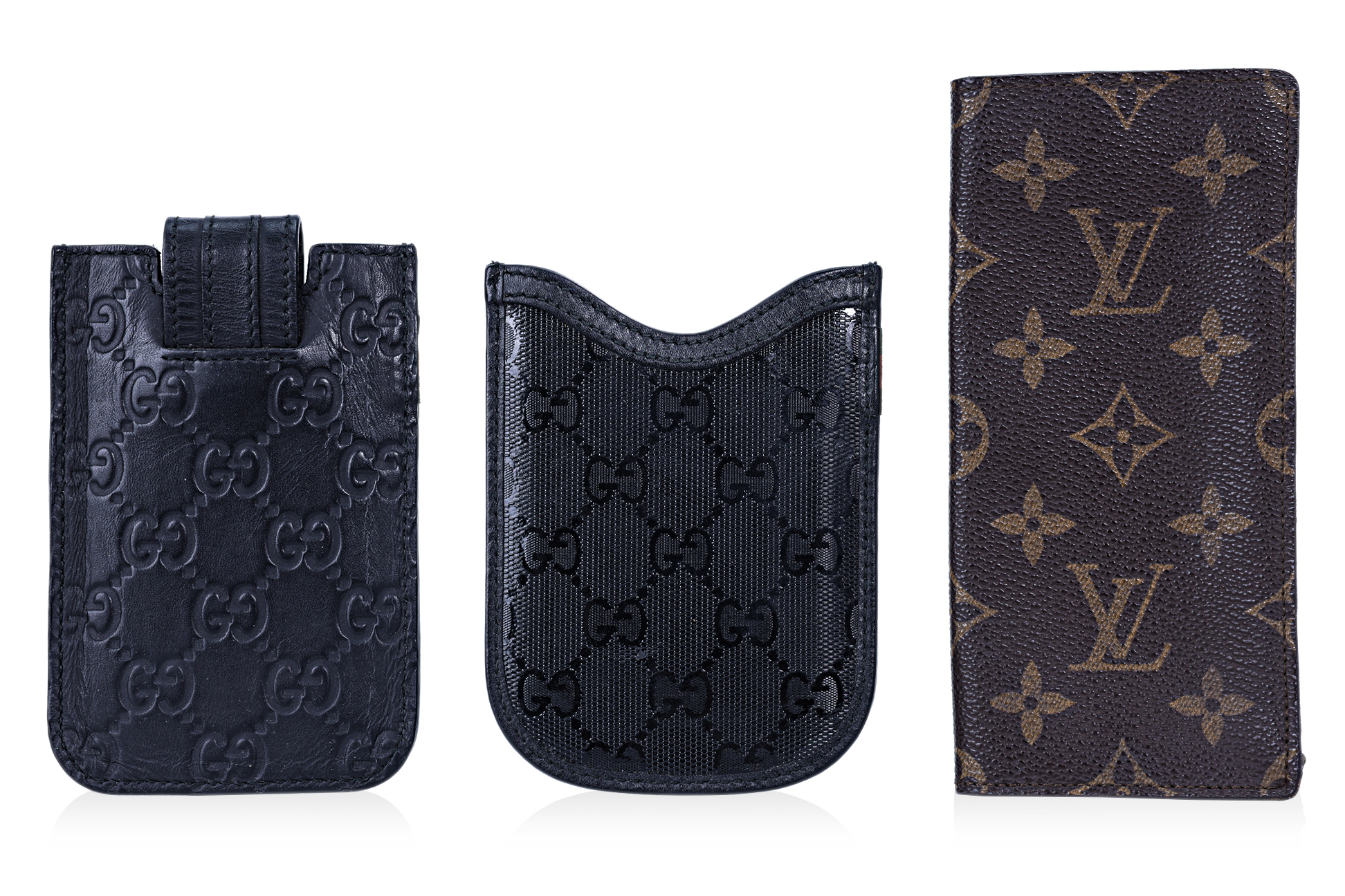 AN ASSORTMENT OF GUCCI AND OTHER DESIGNER LEATHER CASES - Image 2 of 2