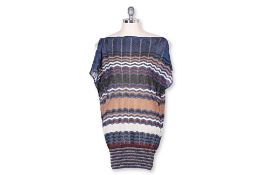 A MISSONI CHEVRON TOP WITH SHOULDER CUTOUTS