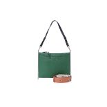 A CHLOÉ GREEN ROY MEDIUM CLUTCH