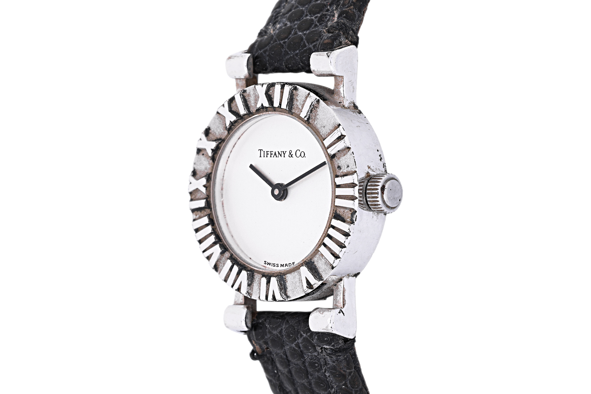 A TIFFANY & CO LADIES ATLAS SILVER WATCH - Image 2 of 4