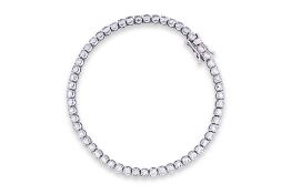 A DIAMOND TENNIS BRACELET