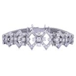 AN ART DECO STYLE DIAMOND BRACELET