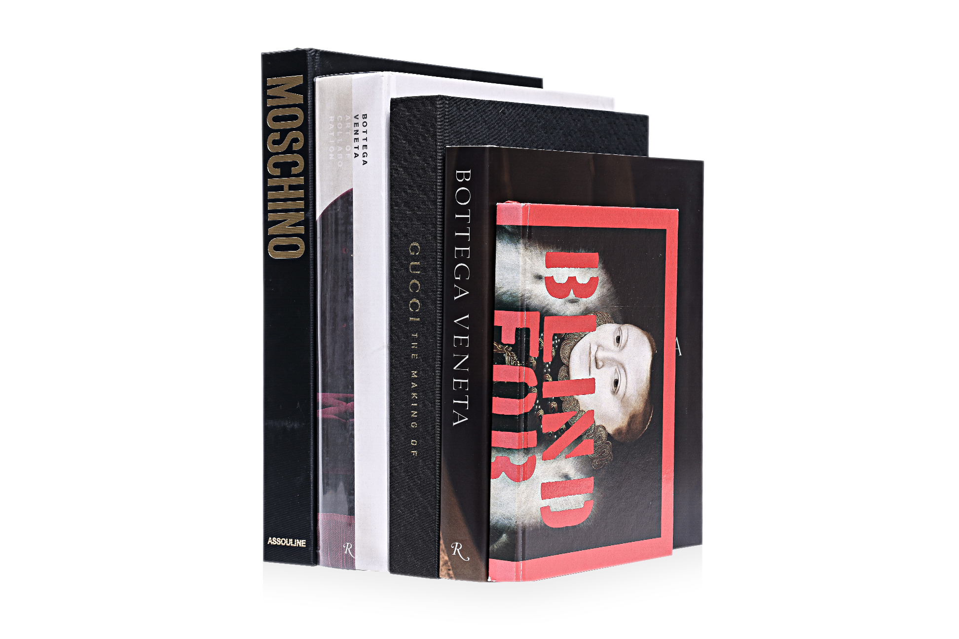 FASHION DESIGNER BOOKS - GUCCI; MOSCHINO; BOTTEGA VENETA