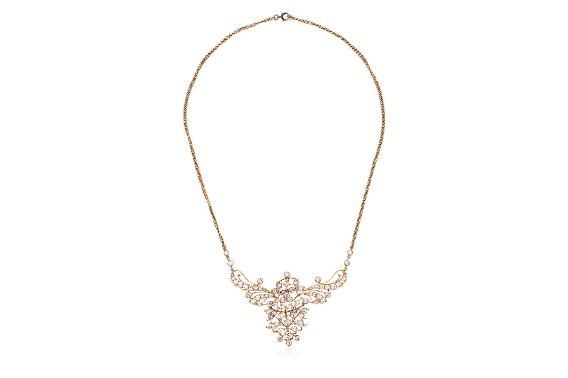 A GOLD AND DIAMOND FESTOON NECKLACE - Image 2 of 3