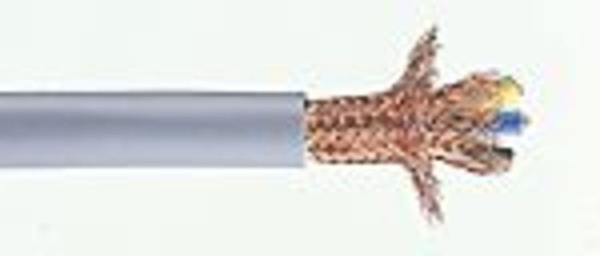 3 Core 4 (Power) mm², 6 (Earth) mm² Mains Power Cable, Grey Polyvinyl Chloride PVC Sheath 50m, 30 A - Image 2 of 2