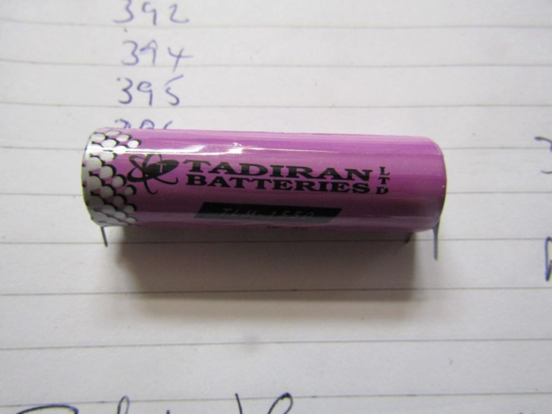 76 x Tadiran Batteries 4.1V Lithium Thionyl Chloride PCB AA Battery Batt 5268598 - Image 3 of 4
