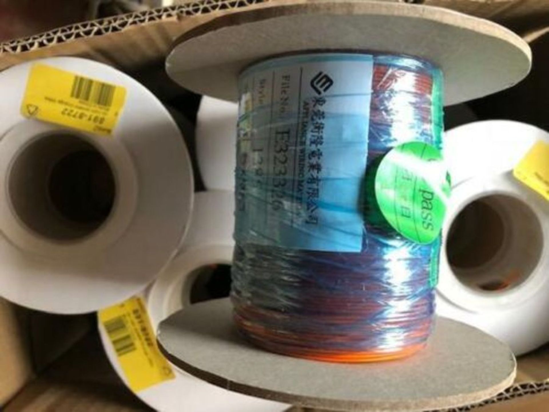 20 reels 100m x Orange XLPE UL1385 Hook Up Wire Cable 26AWG - H9R6 8918722 - Image 2 of 2