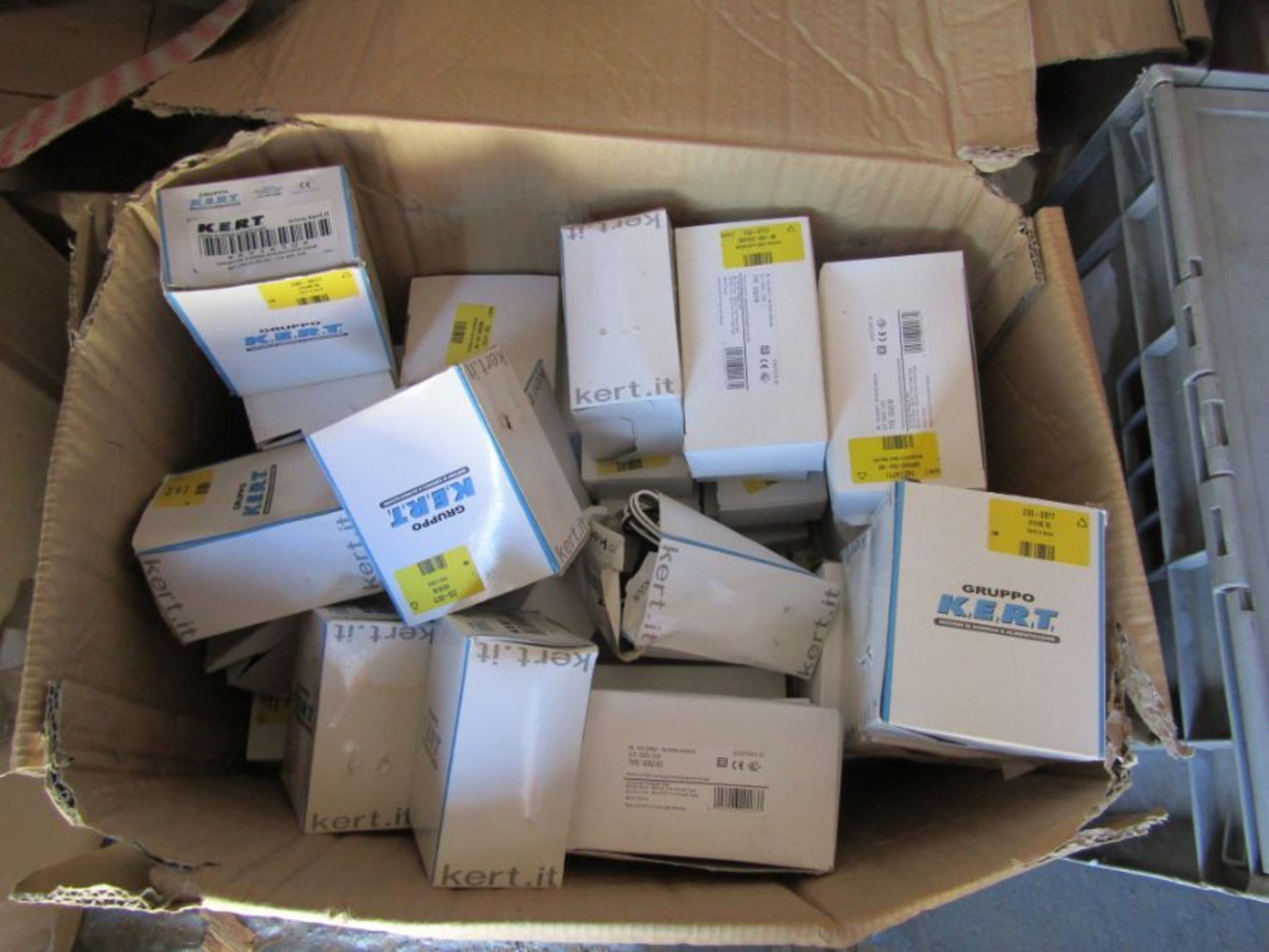 Box of around 40 Various Euro Plug Power Adaptors / Chargers - Egston and Gruppo K.E.R.T