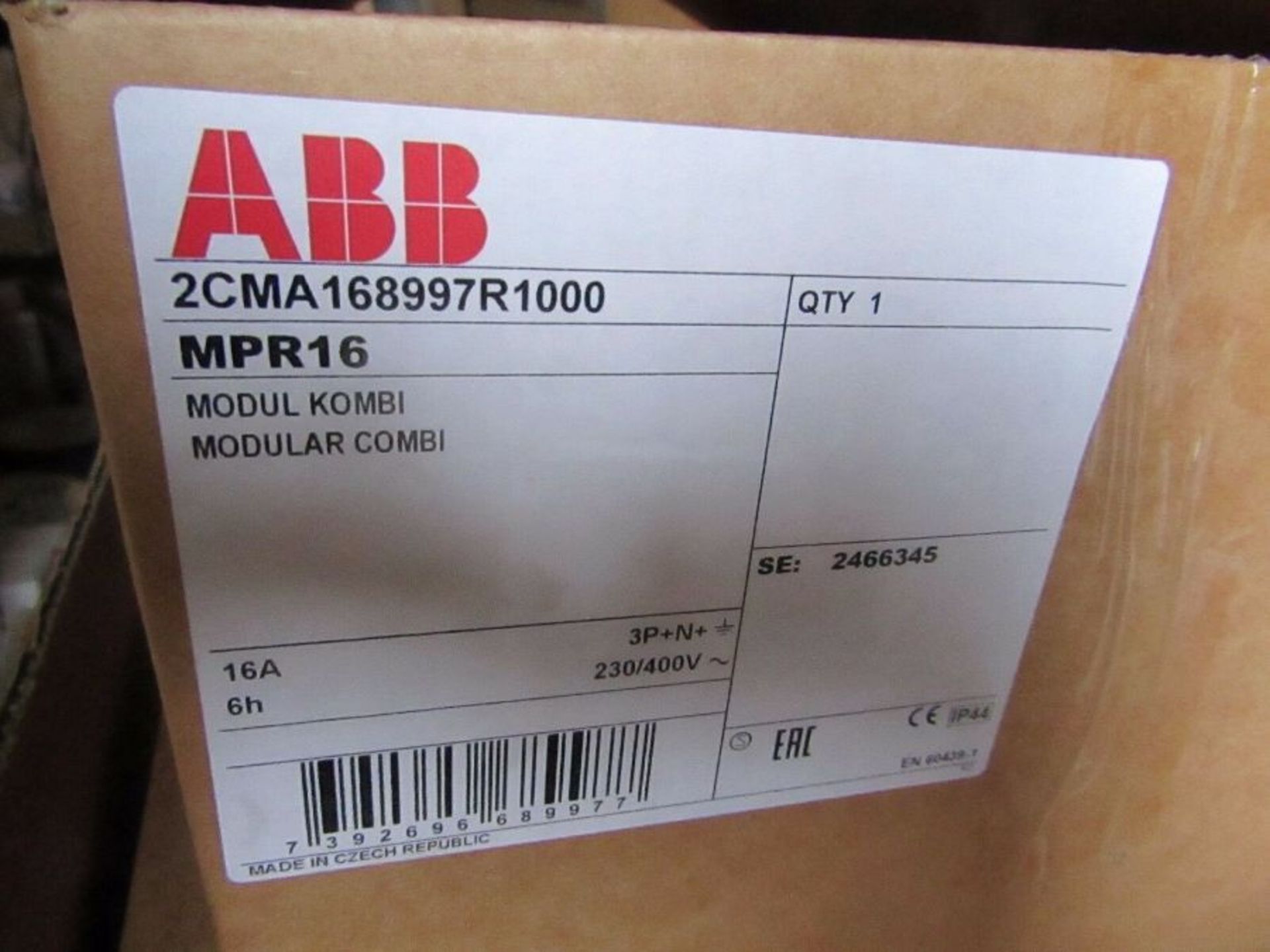 ABB Kombi Modular Combination Box MPR16 Plastic - Grey Schuko 1005CM 9144667 - Image 2 of 6