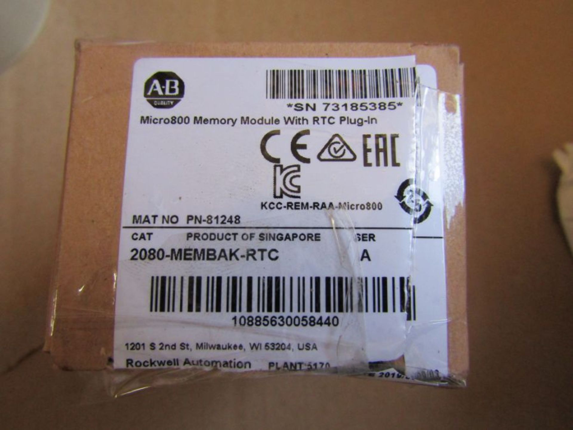 Allen Bradley PLC CPU for Micro870 Programmable Logic Controllers A3 1833566 - Image 3 of 8