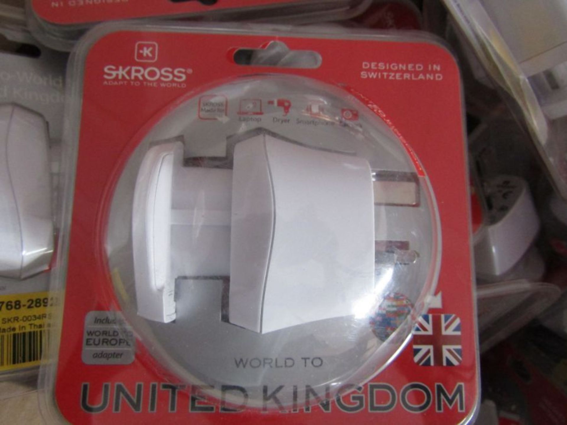 Over 40 x High Quality World to Euro & UK Adapter Plugs Ready for Re-sale- 7682892