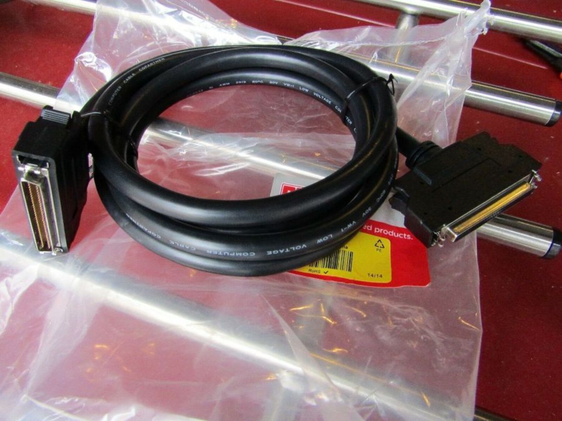 90 x 2m Male SCSI to Female SCSI SCSI Cable Assembly, Clip Fastener - H7BM 8011187 - Image 2 of 2