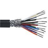 RS PRO 6 Core Screened Industrial Cable, 0.055 mm² Black 500m core