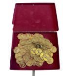 Boxed Queen Elizabeth 11 Coronation Conglomerate of Coins of Famous People - registered design