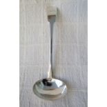 Rare Scottish Provincial Silver Toddy Ladle - James Morrison-Fochabers - 16.5cm long -36.3 grams.