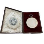 Antique Cased Birmingham Counties Exhibition Medal for Poultry 1855.