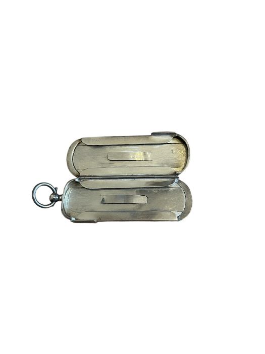 Rare Edwardian Silver Cigarette Papers Case - Birmingham 1908 - 7 cm long. - Image 5 of 8