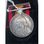 South Africa QSA Natal Bar Medal to a Orderly R Dixon St Johns Ambulance.