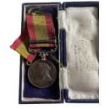 India Relief of Chitral 1895 medal to a QM Serjeant T Connolly KOSB.