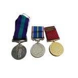 Lot of 3 Medals including GSM with Cyprus Bar to a PTE in the RAPC.