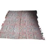 Antique Paisley Shawl - 67" x 64" approx.
