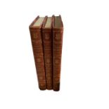 Charles Dickens First Edition 3 Volumes of Master Humphrey's Clock - 3/4 Morocco Leather Binding.