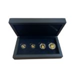 Boxed 2021 Decimalisation Gold Proof 7 sided Sovereign-Half-Quarter-one eighth Sov Set.