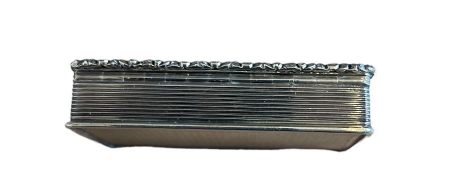 Georgian Silver Snuff Box - Birmingham 1827 - maker ES - 68mm x 37mm x 20mm. - Image 8 of 9