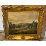 Original Howard Butterworth Oil Painting Scottish Landscape - actual Oil  50cm x 39.5cm (19 1/2""