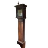 Antique Blackburn Oakham 30 hour Grandfather Clock approx 80" tall.