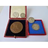 Collection of 5 Coronation&Jubilee Medals 4 Silver - 1 Bronze. - Queen Victoria to George V