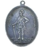 Antique Colonel Earl of Breadalbane Medal 1798 - 52mm x 36mm.