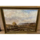 Original Howard Butterworth Oil Painting ""A Perthshire Field"" - actual oil  40cm x 30.5cm (15 3/